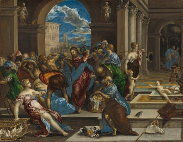 Jesus Clearing the Temple by El Greco