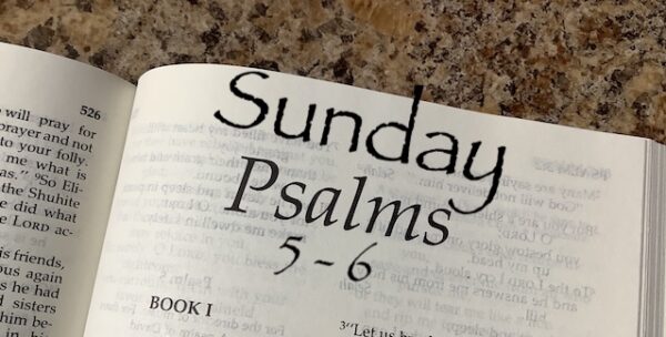 Sunday Psalms 5-6
