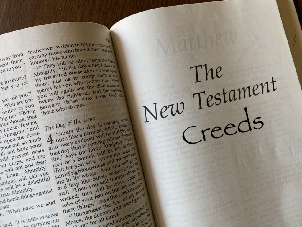 The Truth in the Earliest, New Testament, Christian Creeds Inspired by God