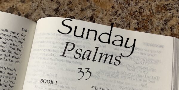 Sunday Psalm 33: The Lord Almighty looks down from Heaven & Sees Everything We Do