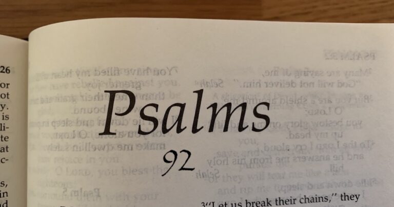 Psalm 92: The Godly will Flourish like Palm Trees and Grow Strong