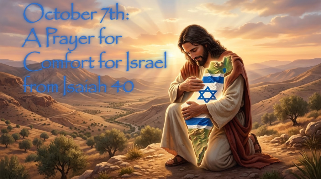 October 7th A Prayer for Comfort for Israel from Isaiah 40 Seek the Gospel Truth Israel